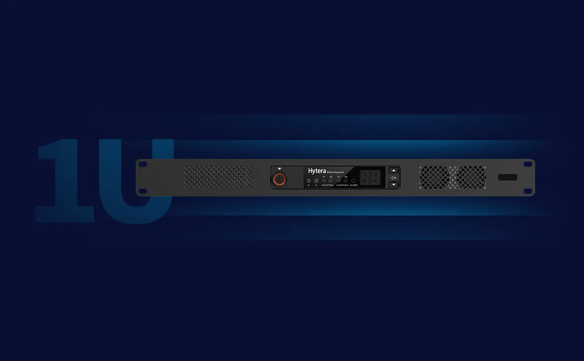 Repetidora digital Hytera HR106X em imagem oficial