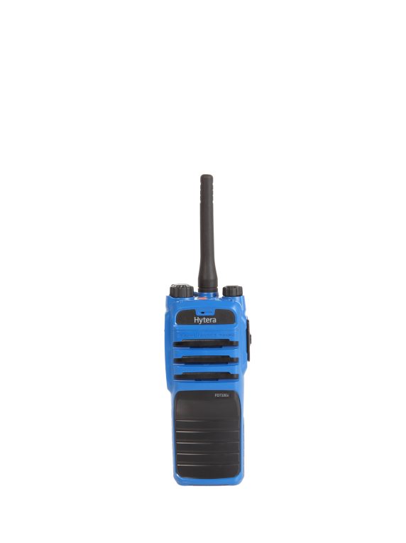 Rádio Hytera PD716EX da família intrinsecamente segura, com antena integral