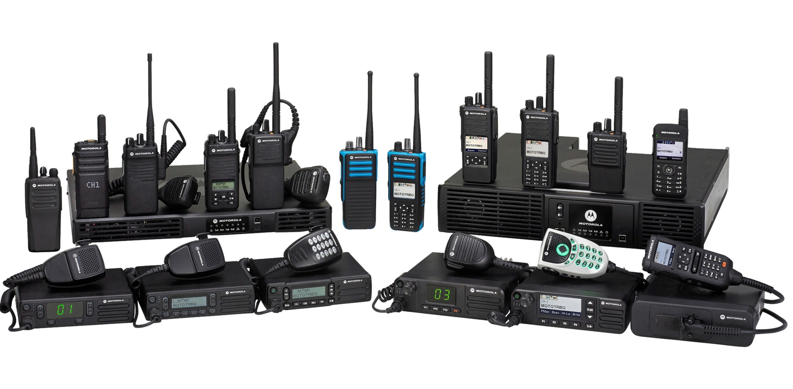 Portfólio Motorola Solutions - rádio comunicador, walkie-talkie e soluções profissionais