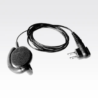 Auricular Motorola BDN6720 negro con aro flexible, cable único y conector de dos pines, imagen oficial