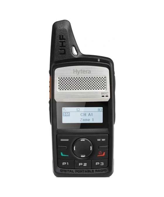 Radio comunicador Hytera PD366 (vista frontal)