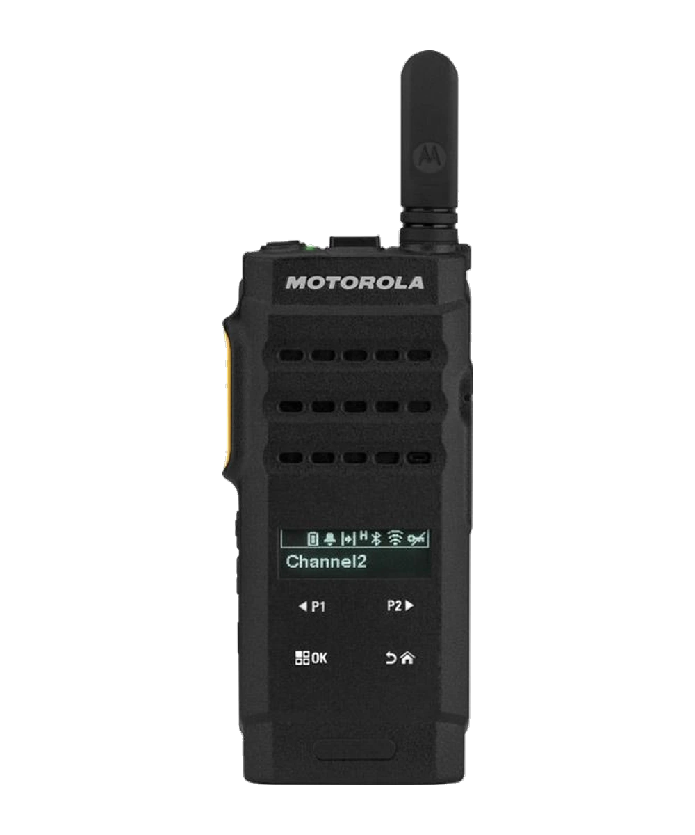 Motorola SL500e em vista frontal UHF, imagem oficial do fabricante