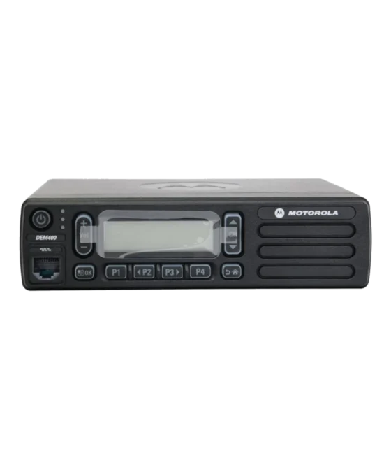 Motorola DEM400 mobile radio, official front view