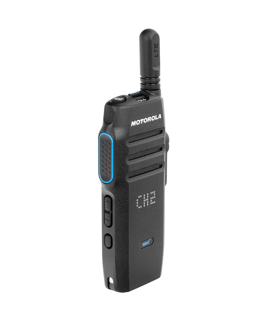 Rádio Motorola TLK 100 WAVE PTX, vista oficial