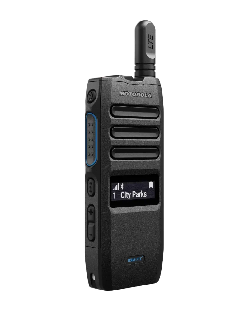 Rádio PoC Motorola TLK110 vista alternativa